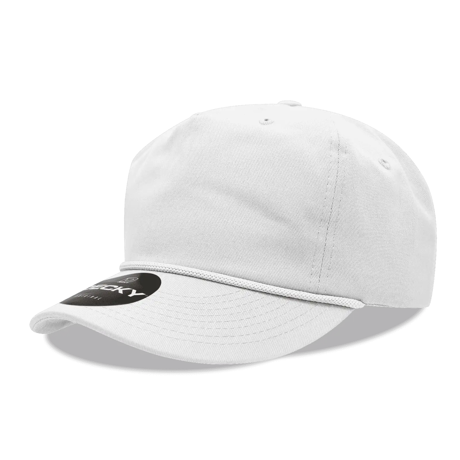 Decky 252 Classic 5 Panel with Rope - White - White / One Size Fits Most
