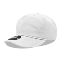 Decky 252 Classic 5 Panel with Rope - White - White / One Size Fits Most