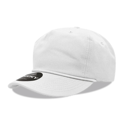 Decky 252 Classic 5 Panel with Rope - White - White / One Size Fits Most