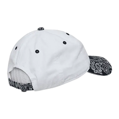 Decky 256 Bandanna Polo Cap - White Navy - White Navy / One Size Fits Most