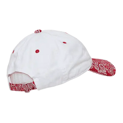 Decky 256 Bandanna Polo Cap - White Red - White Red / One Size Fits Most