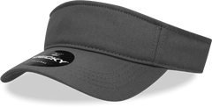 Decky 3001 Sports Visor - Charcoal - Dark Gray / One Size Fits Most