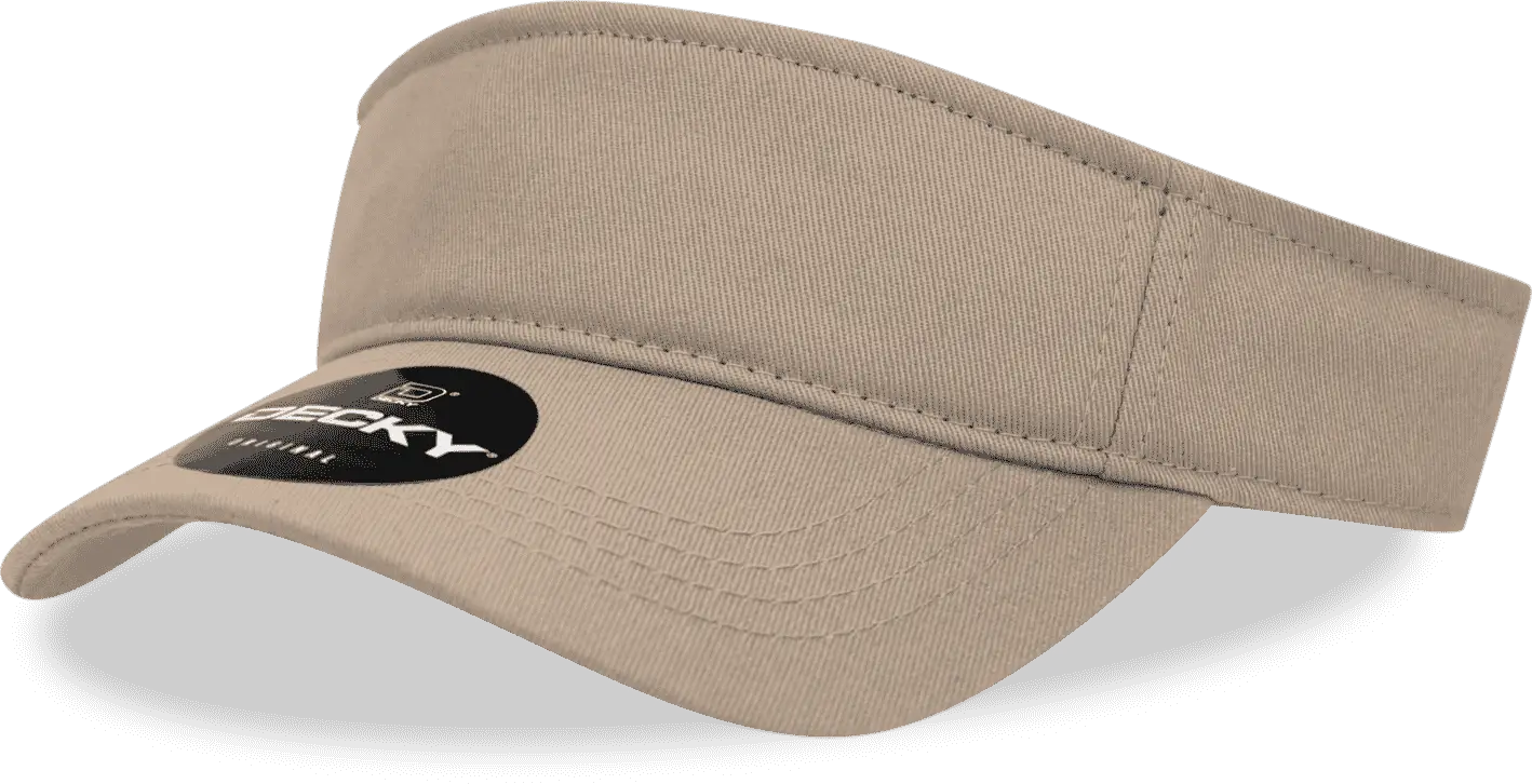 Decky 3001 Sports Visor - Khaki - Khaki / One Size Fits Most