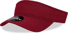 Decky 3001 Sports Visor - Maroon - Maroon / One Size Fits Most