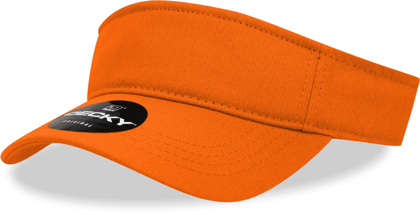 Decky 3001 Sports Visor - Orange - Orange / One Size Fits Most