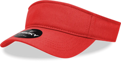 Decky 3001 Sports Visor - Red - Red / One Size Fits Most