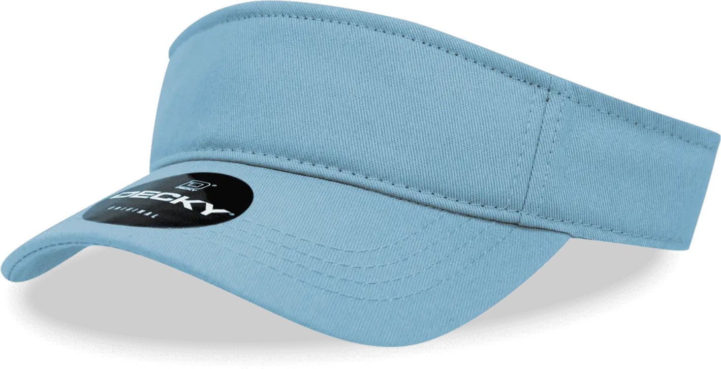 Decky 3001 Sports Visor - Sky - Columbia Blue / One Size Fits Most