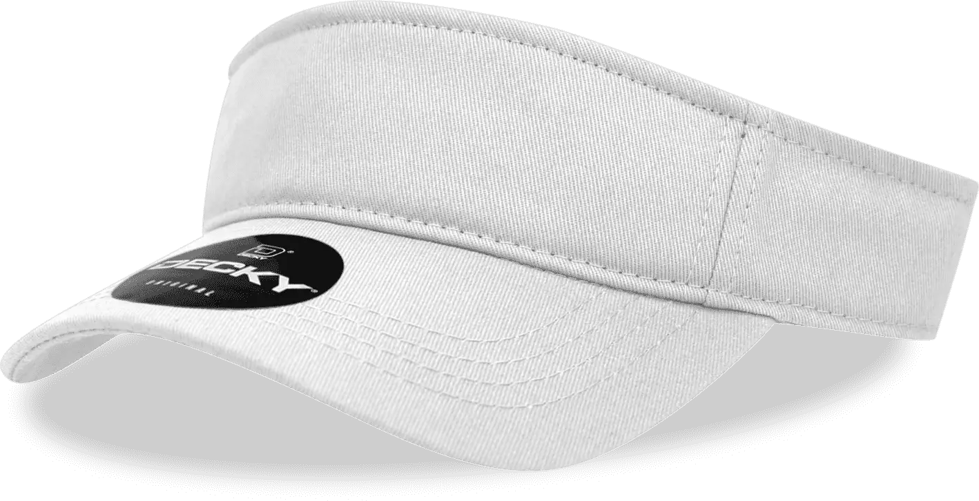 Decky 3001 Sports Visor - White - White / One Size Fits Most