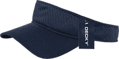 Decky 3014 Mesh Jersey Visor - Navy - Navy / One Size Fits Most