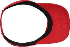 Decky 3014 Mesh Jersey Visor - Red - Red / One Size Fits Most