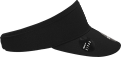 Decky 3015 High Profile Cotton Visor - Black - Black / One Size Fits Most