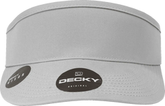 Decky 3015 High Profile Cotton Visor - Gray - Gray / One Size Fits Most