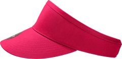 Decky 3015 High Profile Cotton Visor - Hot Pink - Hot Pink / One Size Fits Most