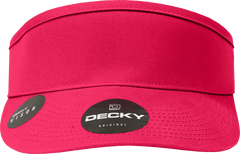 Decky 3015 High Profile Cotton Visor - Hot Pink - Hot Pink / One Size Fits Most