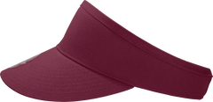 Decky 3015 High Profile Cotton Visor - Maroon - Maroon / One Size Fits Most
