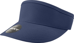 Decky 3015 High Profile Cotton Visor - Navy - Navy / One Size Fits Most