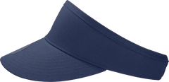 Decky 3015 High Profile Cotton Visor - Navy - Navy / One Size Fits Most