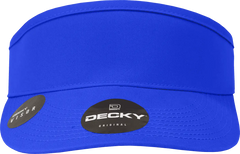 Decky 3015 High Profile Cotton Visor - Royal - Royal / One Size Fits Most