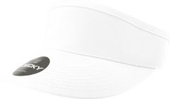 Decky 3015 High Profile Cotton Visor - White - White / One Size Fits Most