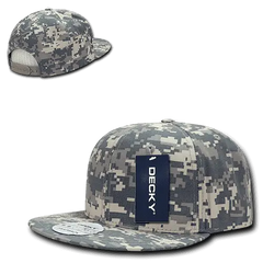 Decky 360 Ripstop Snapback Cap - Army Digicam - Army Digicam / One Size Fits Most