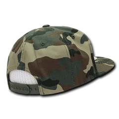 Decky 360 Ripstop Snapback Cap - Woodland Camo - Woodland Camo / One Size Fits Most
