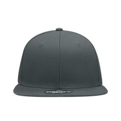 Decky 361 Cotton Snapback Cap - Charcoal - Dark Gray / One Size Fits Most