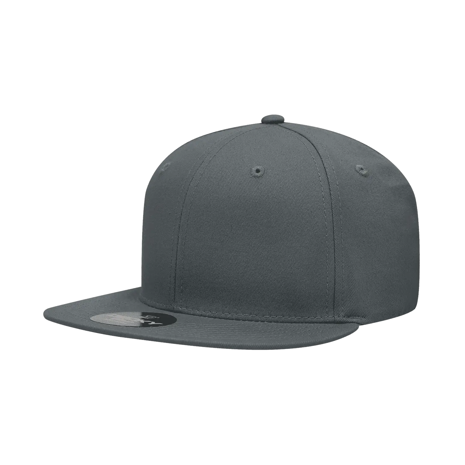 Decky 361 Cotton Snapback Cap - Charcoal - Dark Gray / One Size Fits Most