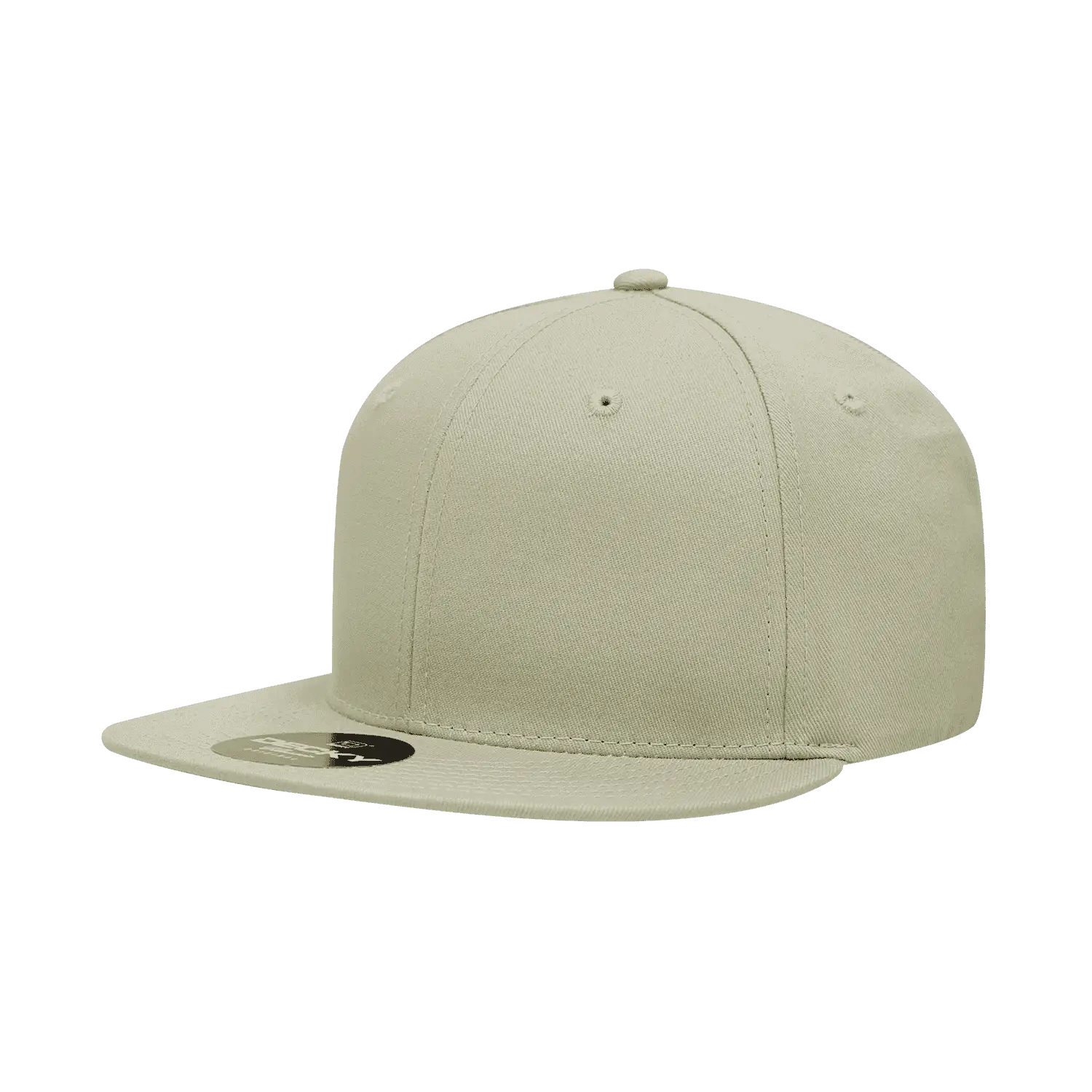 Decky 361 Cotton Snapback Cap - Khaki - Khaki / One Size Fits Most