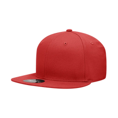 Decky 361 Cotton Snapback Cap - Red - Red / One Size Fits Most