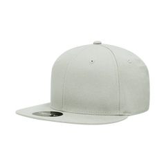 Decky 361 Cotton Snapback Cap - Stone - Ivory / One Size Fits Most