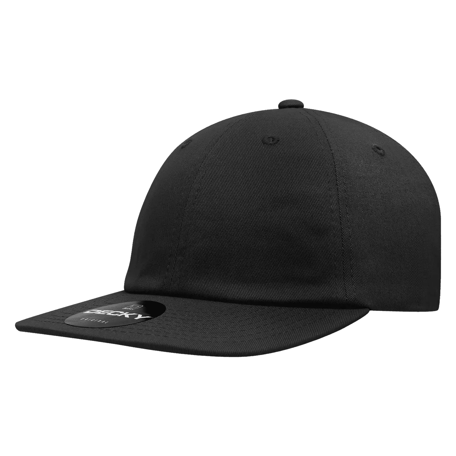 Decky 370 Relaxed Snapback Cap - Black - Black / One Size Fits Most