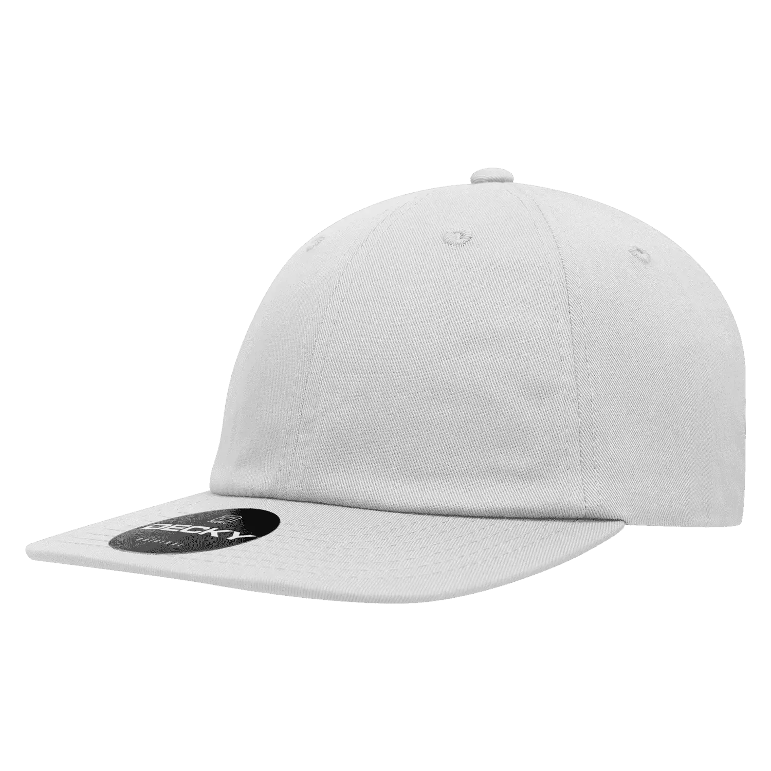 Decky 370 Relaxed Snapback Cap - White - White / One Size Fits Most