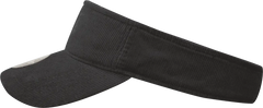 Decky 4004 Corduroy Visor - Black - Black / One Size Fits Most
