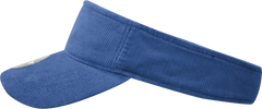 Decky 4004 Corduroy Visor - Navy - Navy / One Size Fits Most