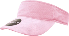 Decky 4004 Corduroy Visor - Pink - Pink / One Size Fits Most