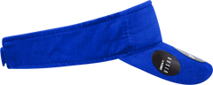 Decky 4004 Corduroy Visor - Royal - Royal / One Size Fits Most