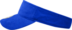 Decky 4004 Corduroy Visor - Royal - Royal / One Size Fits Most