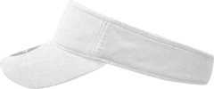 Decky 4004 Corduroy Visor - White - White / One Size Fits Most