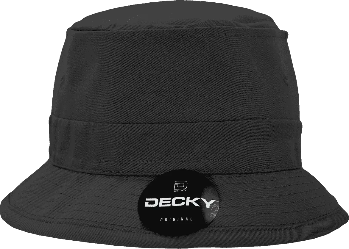 Decky 450 Fisherman’s Hat - Black - Black / S/M