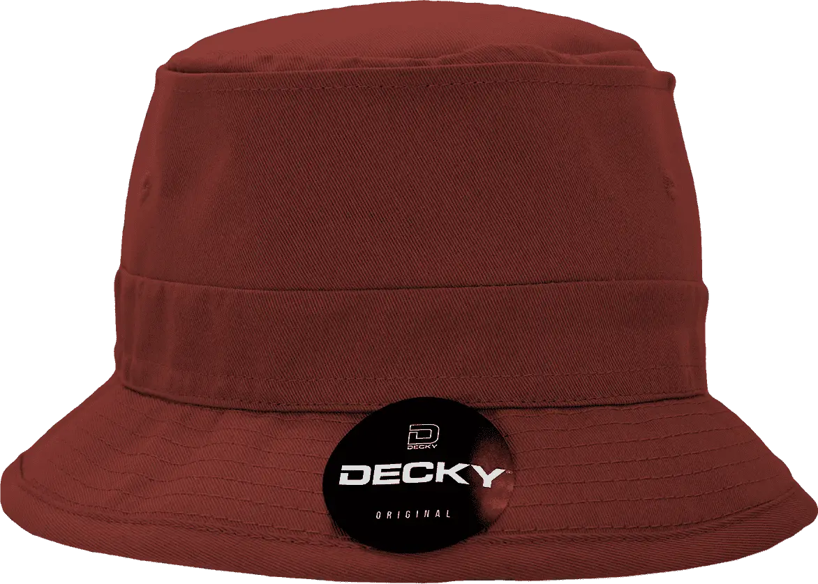 Decky 450 Fisherman’s Hat Plain - Cardinal - Cardinal / S/M