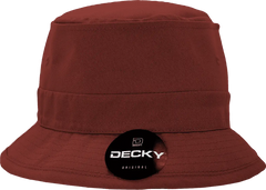 Decky 450 Fisherman’s Hat Plain - Cardinal - Cardinal / S/M