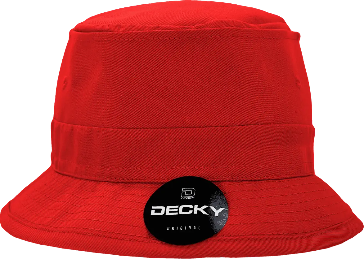 Decky 450 Fisherman’s Hat - Red - Red / S/M