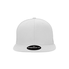 Decky 5010 6 Panel Youth Trucker Cap - White - White / One Size Fits Most