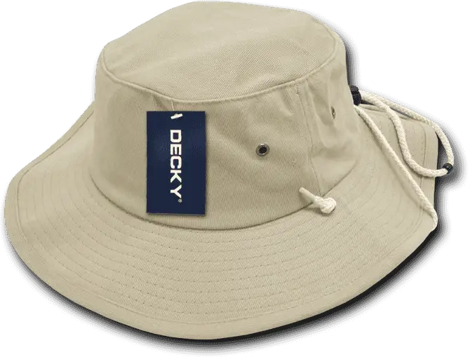 Decky 510 Aussie Hat Plain - Khaki - Khaki / S/M