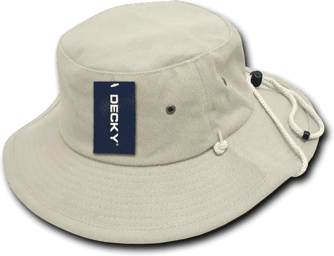 Decky 510 Aussie Hat Plain - Stone - Ivory / S/M
