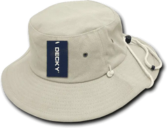 Decky 510 Aussie Hat Plain - Stone - Ivory / S/M