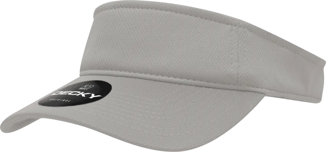 Decky 5104 Mesh Visor - Gray - Gray / One Size Fits Most