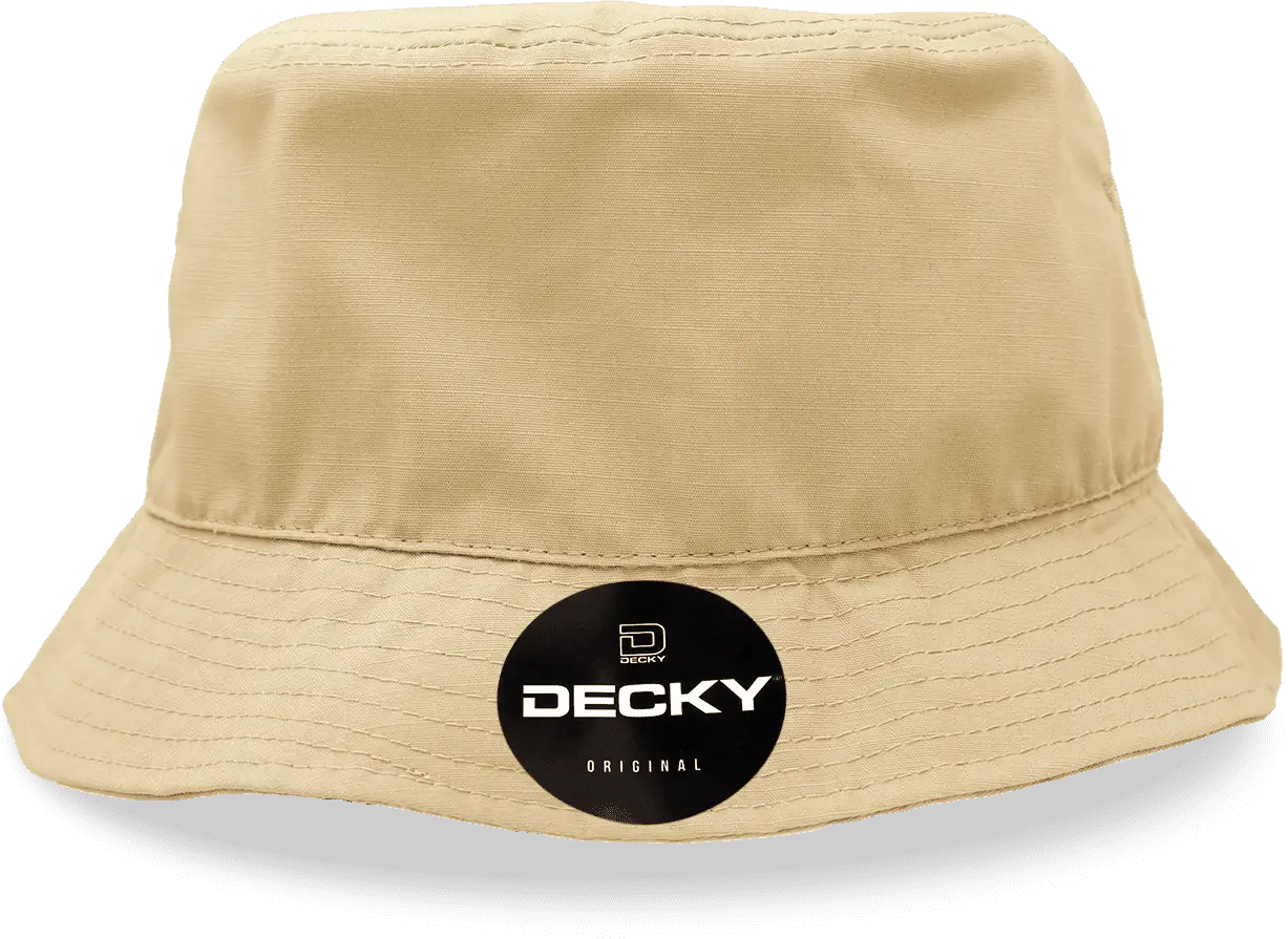 Decky 5301 Ripstop Rain or Shine Hat - Khaki - Khaki / S/M