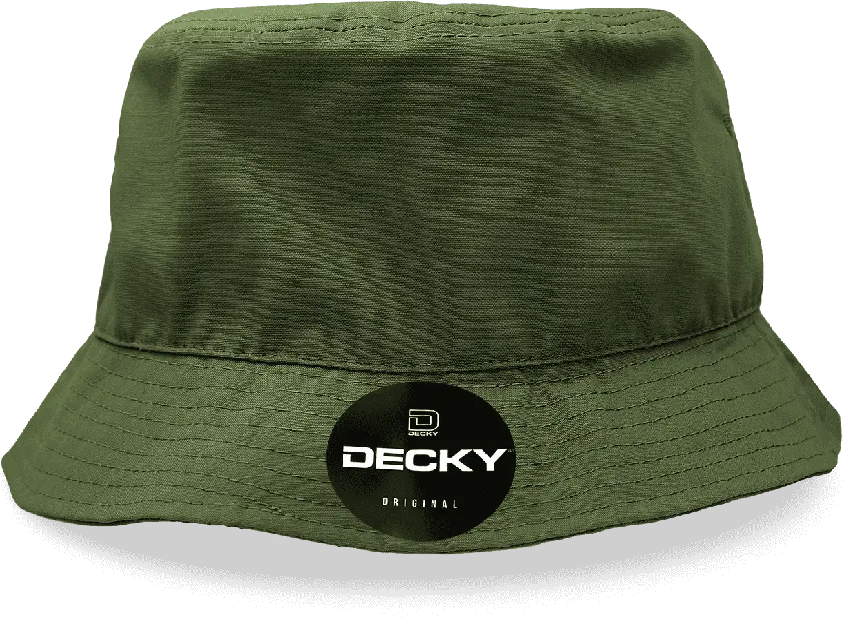 Decky 5301 Ripstop Rain or Shine Hat - Olive - Olive / S/M