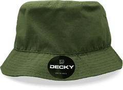 Decky 5301 Ripstop Rain or Shine Hat - Olive - Olive / S/M